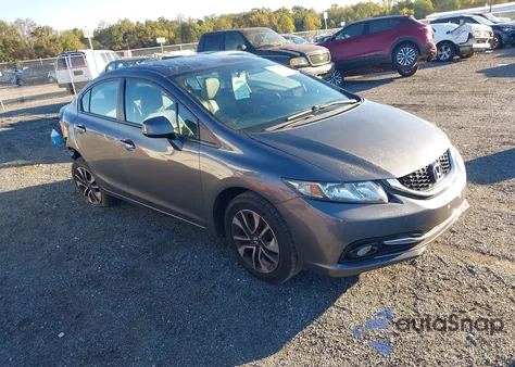 2013 Honda Civic Ex-L from USA, damaged, VIN 19XFB2F93DE288468